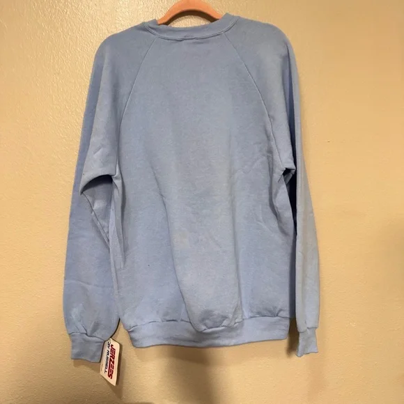 Jerzees Light Blue Iditarod Crewneck Sweater - Picture 5 of 5